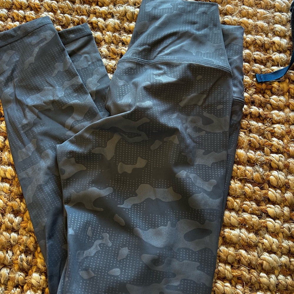 Gray Camouflage Women's Leggings